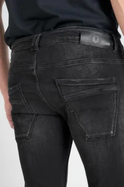 Le Temps des Cerises Power Skinny 7/8Eme Jeans Destroy Noir N°1 Black Flash Sale