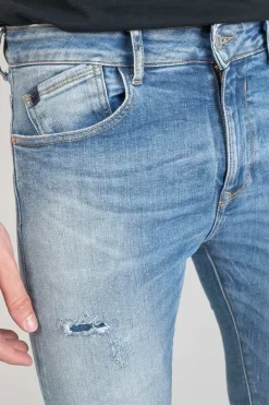 Le Temps des Cerises Power Skinny 7/8Eme Jeans Destroy Bleu N°4 Blue Outlet