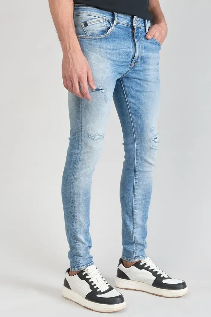 Le Temps des Cerises Power Skinny 7/8Eme Jeans Destroy Bleu N°4 Blue Outlet
