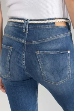 Le Temps des Cerises Pricilia Taille Haute 7/8Eme Jeans Destroy Bleu N°2 Blue Sale