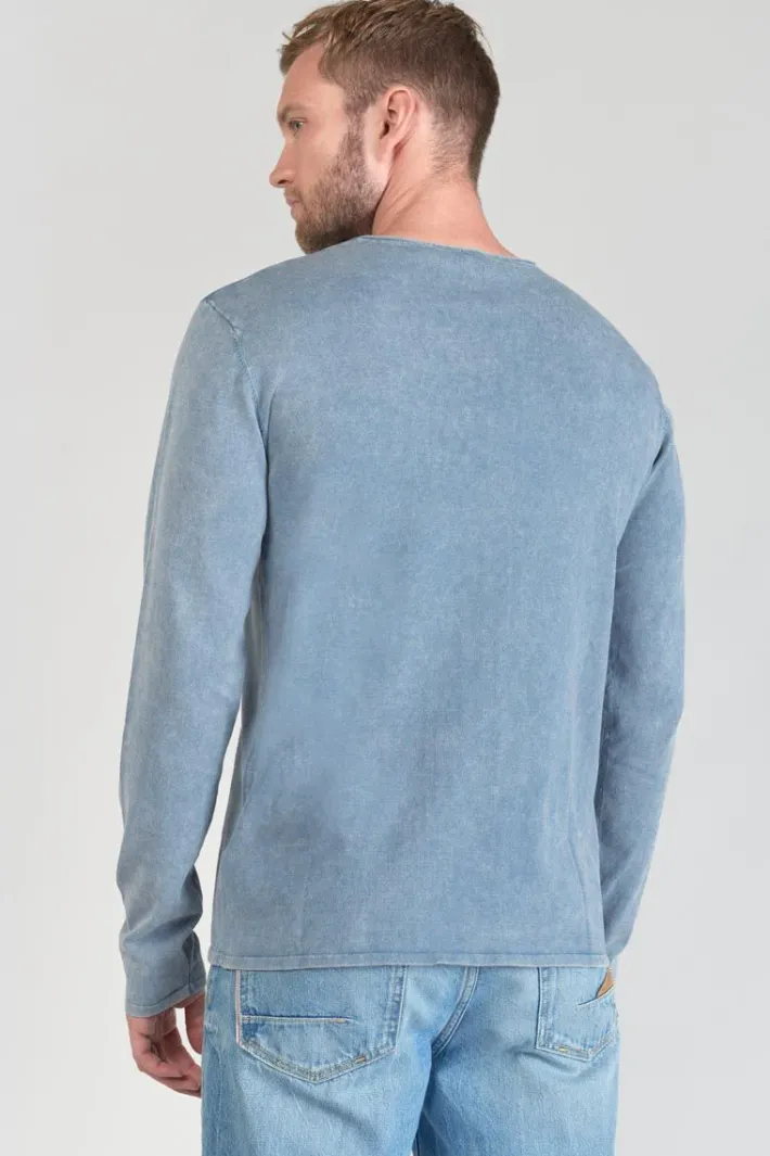 Le Temps des Cerises Pull Bivor Bleu-Gris Delave Citadel Shop