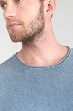 Le Temps des Cerises Pull Bivor Bleu-Gris Delave Citadel Shop