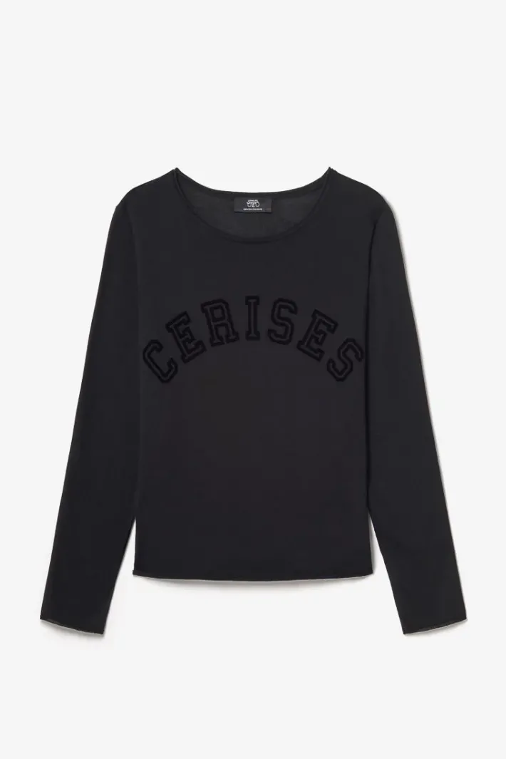 Le Temps des Cerises Pull Colchic Noir Black Sale