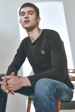 Le Temps des Cerises Pull Terry Noir Black Outlet
