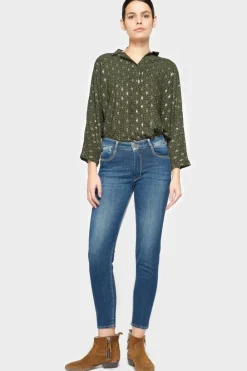 Le Temps des Cerises Pulp Slim Taille Haute 7/8Eme Jeans Bleu N°2 Blue Store