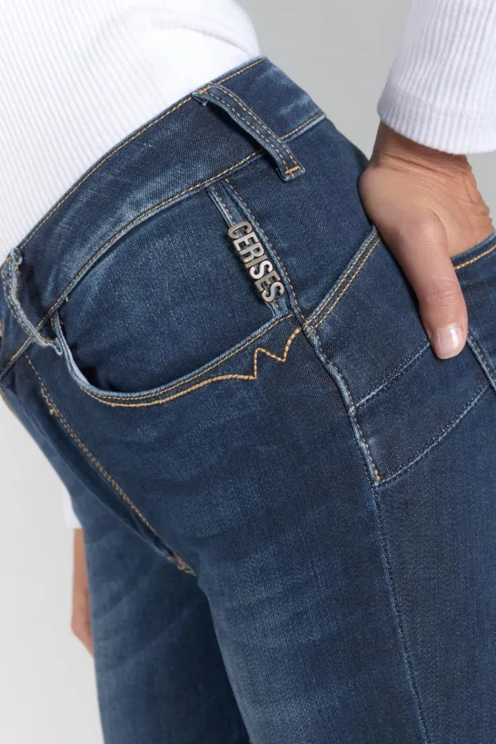 Le Temps des Cerises Pulp Slim Taille Haute 7/8Eme Jeans Bleu N°1 Blue Sale