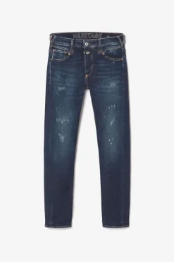 Le Temps des Cerises Raffi 900/16 Tapered 7/8Eme Jeans Destroy Bleu-Noir N°2 Blue Cheap