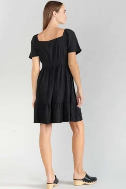 Le Temps des Cerises Robe Nighty Noire Black New