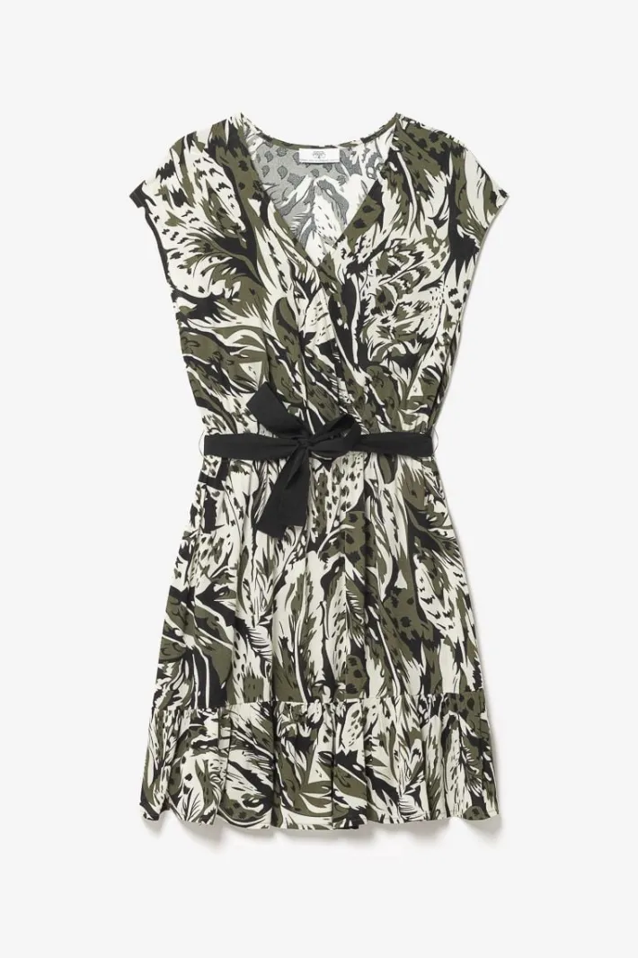 Le Temps des Cerises Robe Page A Motif Jungle Lizard Fashion