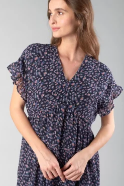Le Temps des Cerises Robe Paola A Motif Leopard Stone Love Online