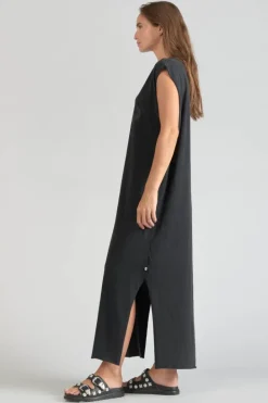 Le Temps des Cerises Robe T-Shirt Longue Poppy Noire Black Online