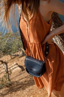 Le Temps des Cerises Sac A Bandouliere Alex Bleu Marine Navy Shop
