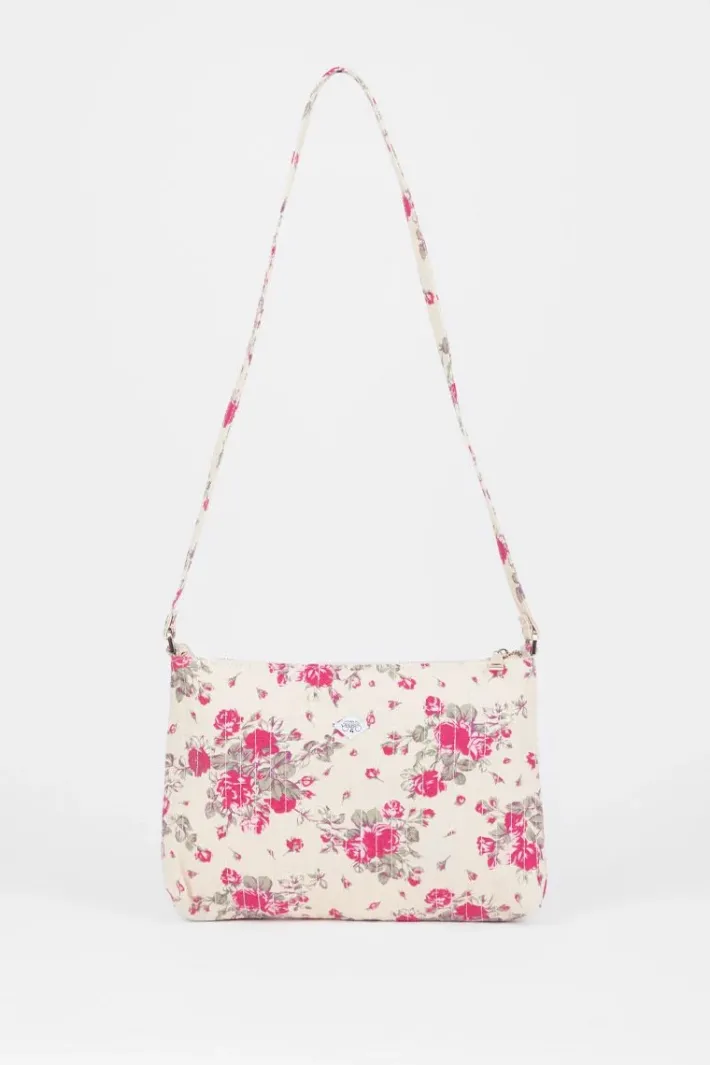 Le Temps des Cerises Sac A Bandouliere Lauri A Motif Fleuri Rose Pink Best Sale