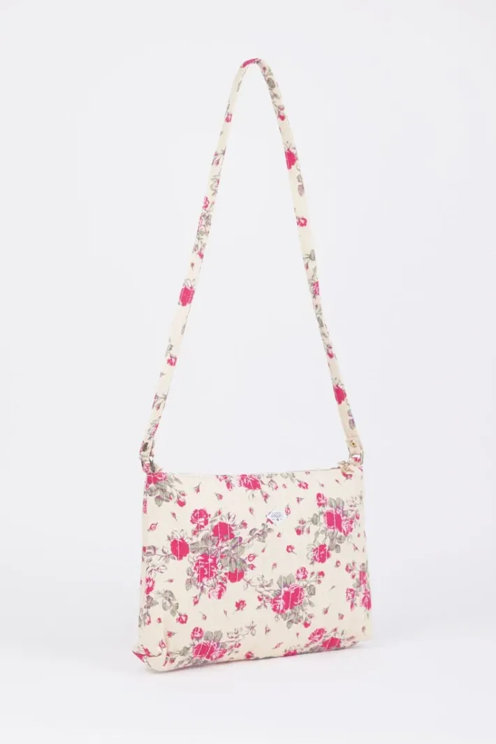 Le Temps des Cerises Sac A Bandouliere Lauri A Motif Fleuri Rose Pink Best Sale