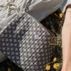 Le Temps des Cerises Sac A Bandouliere Lauri Gris A Motif Floral Grey New