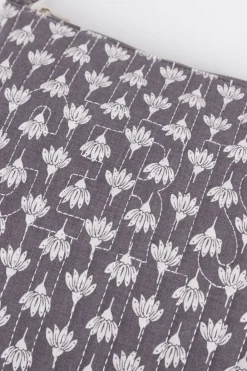 Le Temps des Cerises Sac A Bandouliere Lauri Gris A Motif Floral Grey New