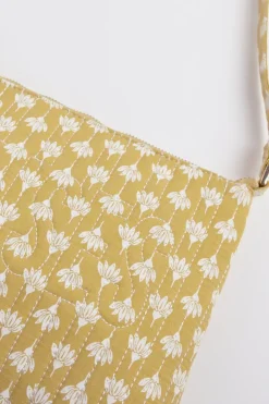 Le Temps des Cerises Sac A Bandouliere Lauri Jaune A Motif Floral Yellow Best
