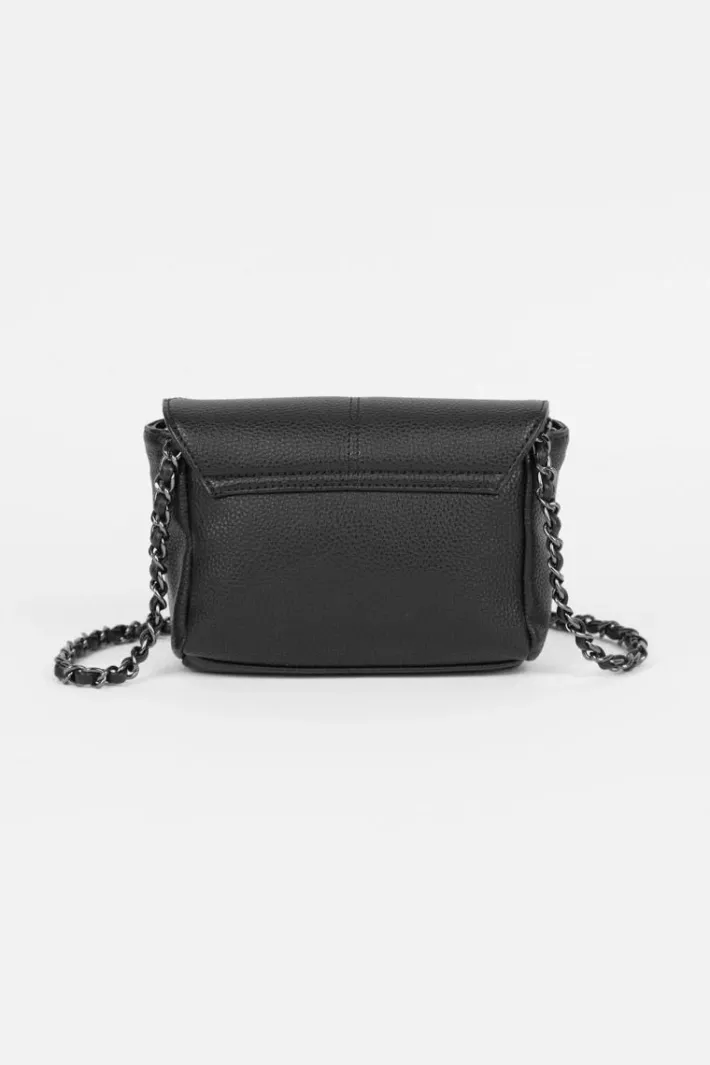 Le Temps des Cerises Sac A Bandouliere Rose Noir Black Flash Sale