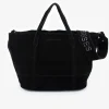 Le Temps des Cerises Sac Astier En Cuir Suede Noir Black New