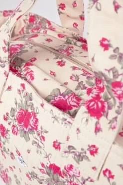 Le Temps des Cerises Sac Cabas Micky A Motif Fleuri Rose Pink Best