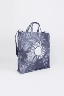Le Temps des Cerises Sac De Shopping Lina Tie And Dye Bleu Gris Grey Best Sale