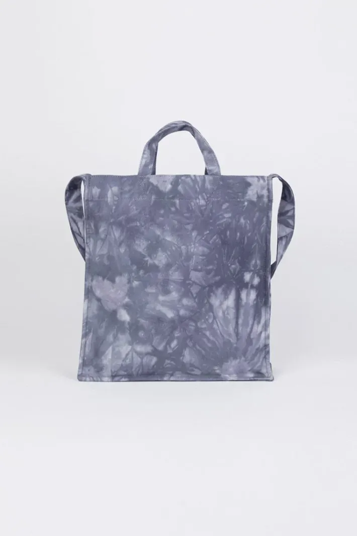 Le Temps des Cerises Sac De Shopping Lina Tie And Dye Bleu Gris Grey Best Sale