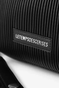 Le Temps des Cerises Sac Lana Noir Plisse Black Shop