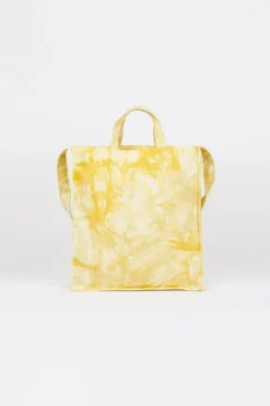Le Temps des Cerises Shopping Bag Lina Tie And Dye Jaune Yellow Fashion