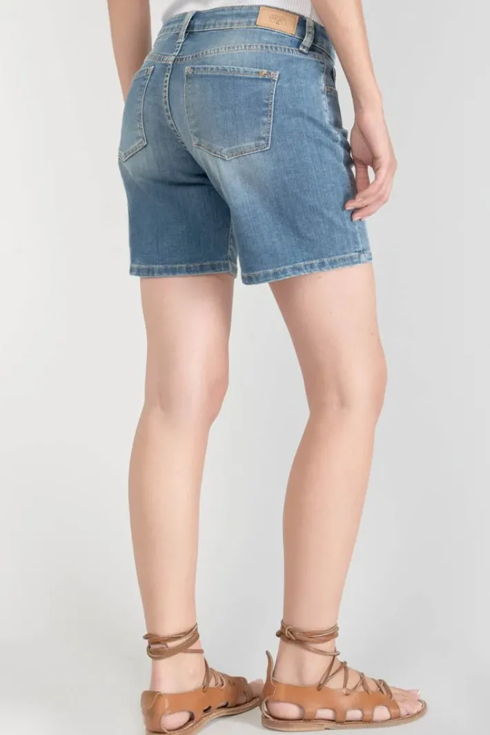 Le Temps des Cerises Short Janka En Jeans Bleu Delave Blue Sale