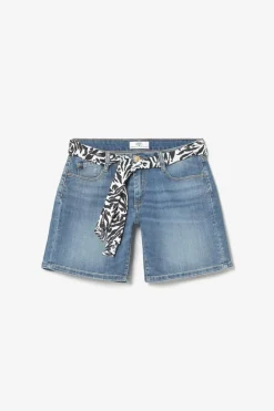 Le Temps des Cerises Short Janka En Jeans Bleu Delave Blue Sale