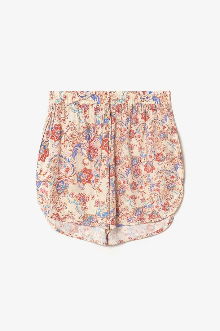 Le Temps des Cerises Short Ligann A Motif Cachemire Pomelo Best