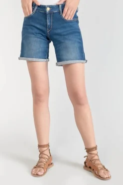 Le Temps des Cerises Short Paola En Jeans Bleu Blue Cheap