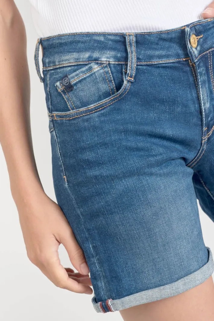 Le Temps des Cerises Short Paola En Jeans Bleu Blue Cheap