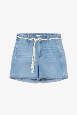 Le Temps des Cerises Short Sydney En Jeans Bleu Clair Blue Fashion