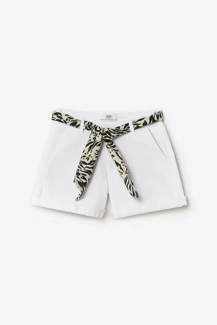 Le Temps des Cerises Short Veli2 Blanc White Flash Sale
