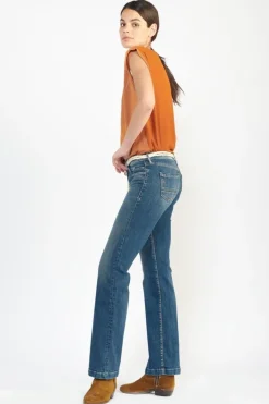 Le Temps des Cerises Skive Flare Jeans Bleu N°2 Blue Clearance