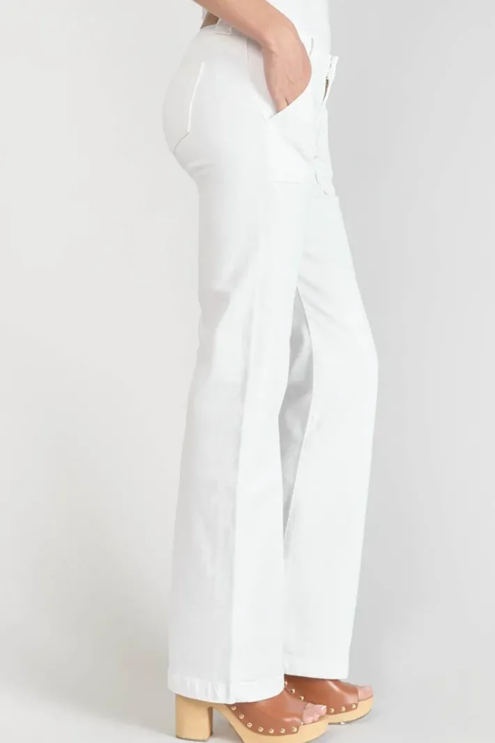 Le Temps des Cerises Sormiou Flare Jeans Blanc White Shop