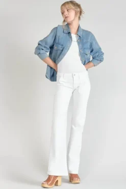 Le Temps des Cerises Sormiou Flare Jeans Blanc White Shop