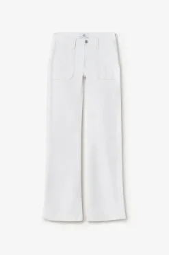 Le Temps des Cerises Sormiou Flare Jeans Blanc White Shop