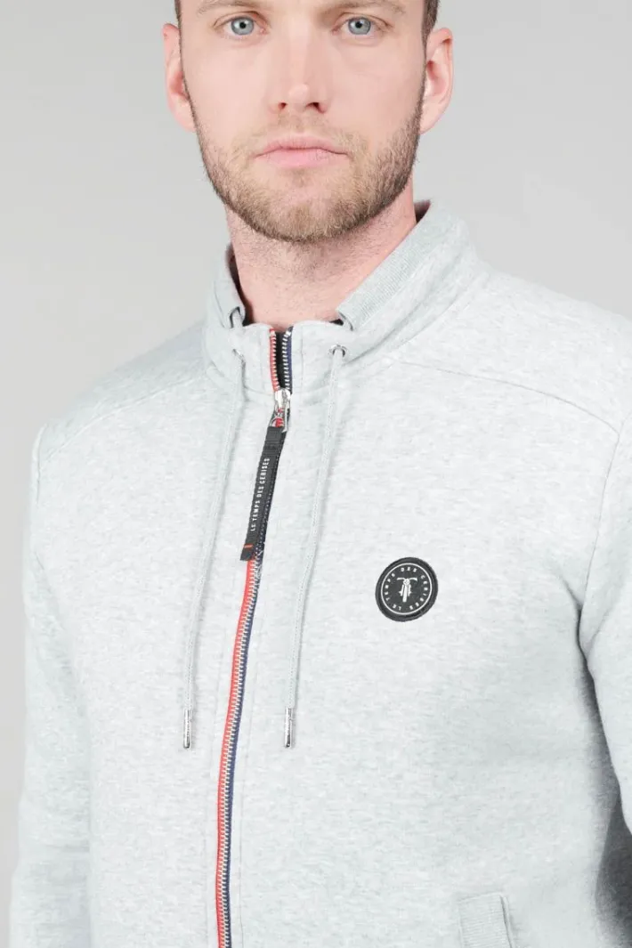 Le Temps des Cerises Sweat Goal Gris Clair Grey Chine Cheap