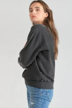 Le Temps des Cerises Sweat Nyke Gris Delave Black Discount