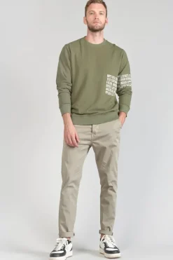 Le Temps des Cerises Sweat Riol Kaki Leaf Outlet
