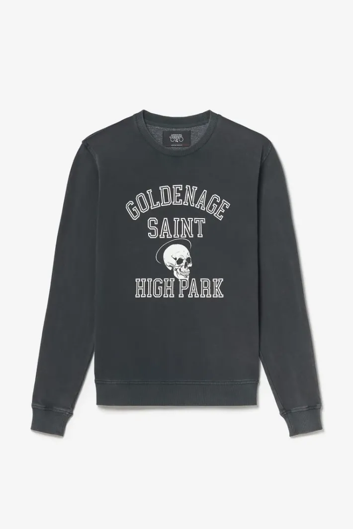 Le Temps des Cerises Sweat Tubur Noir Delave Black New