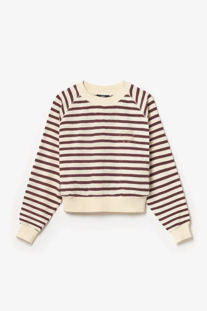Le Temps des Cerises Sweatshirt Koa Mariniere Prune Ice Cream Outlet