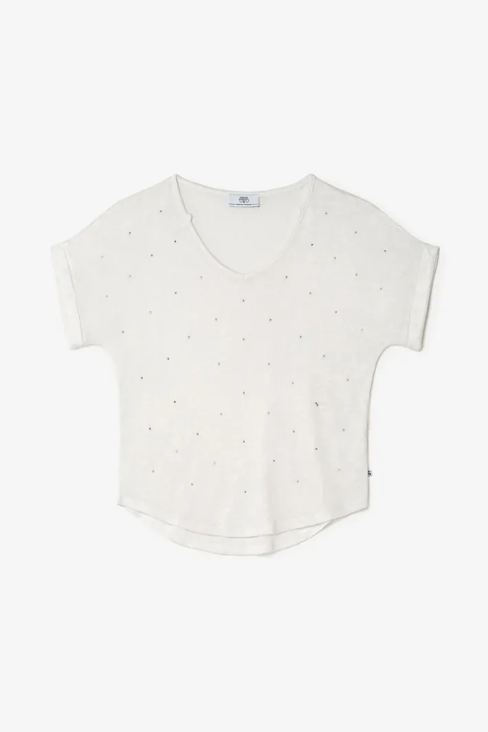 Le Temps des Cerises Top Bibou Creme Ice Cream Fashion