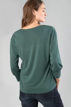 Le Temps des Cerises Top Jessie Vert Bouteille Green Bottle Flash Sale
