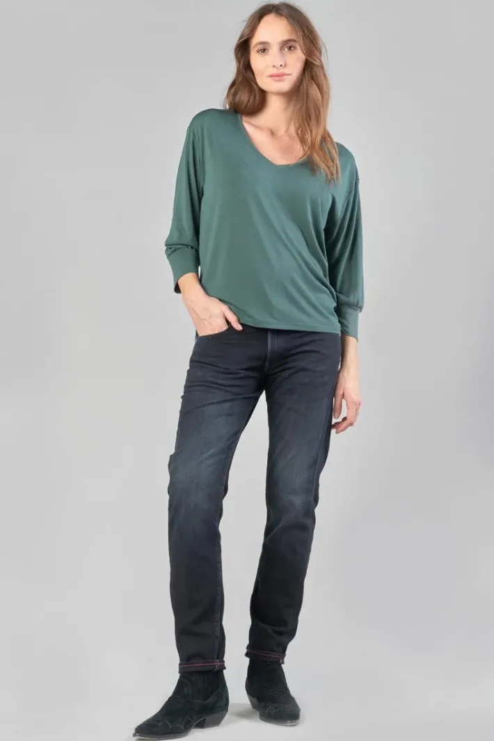 Le Temps des Cerises Top Jessie Vert Bouteille Green Bottle Flash Sale