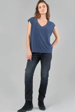 Le Temps des Cerises Top Nate Bleu Nuit Midnight Store