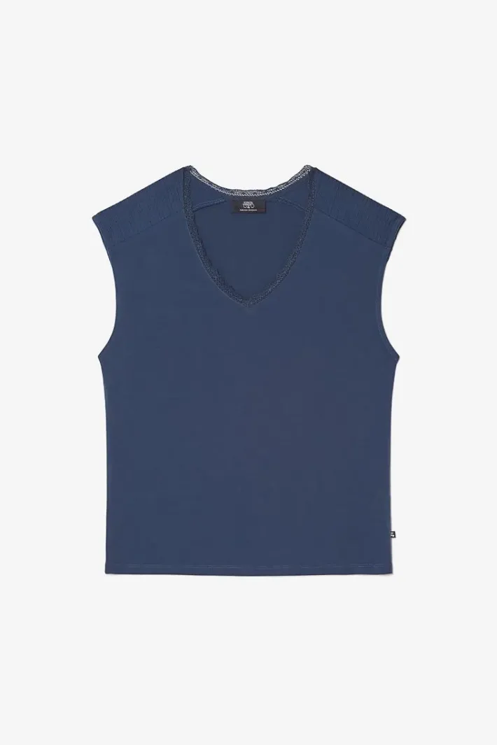 Le Temps des Cerises Top Nate Bleu Nuit Midnight Store