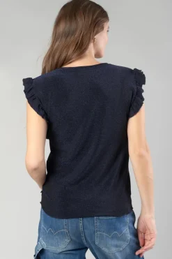 Le Temps des Cerises Top Nea Bleu Nuit Irise Midnight Hot